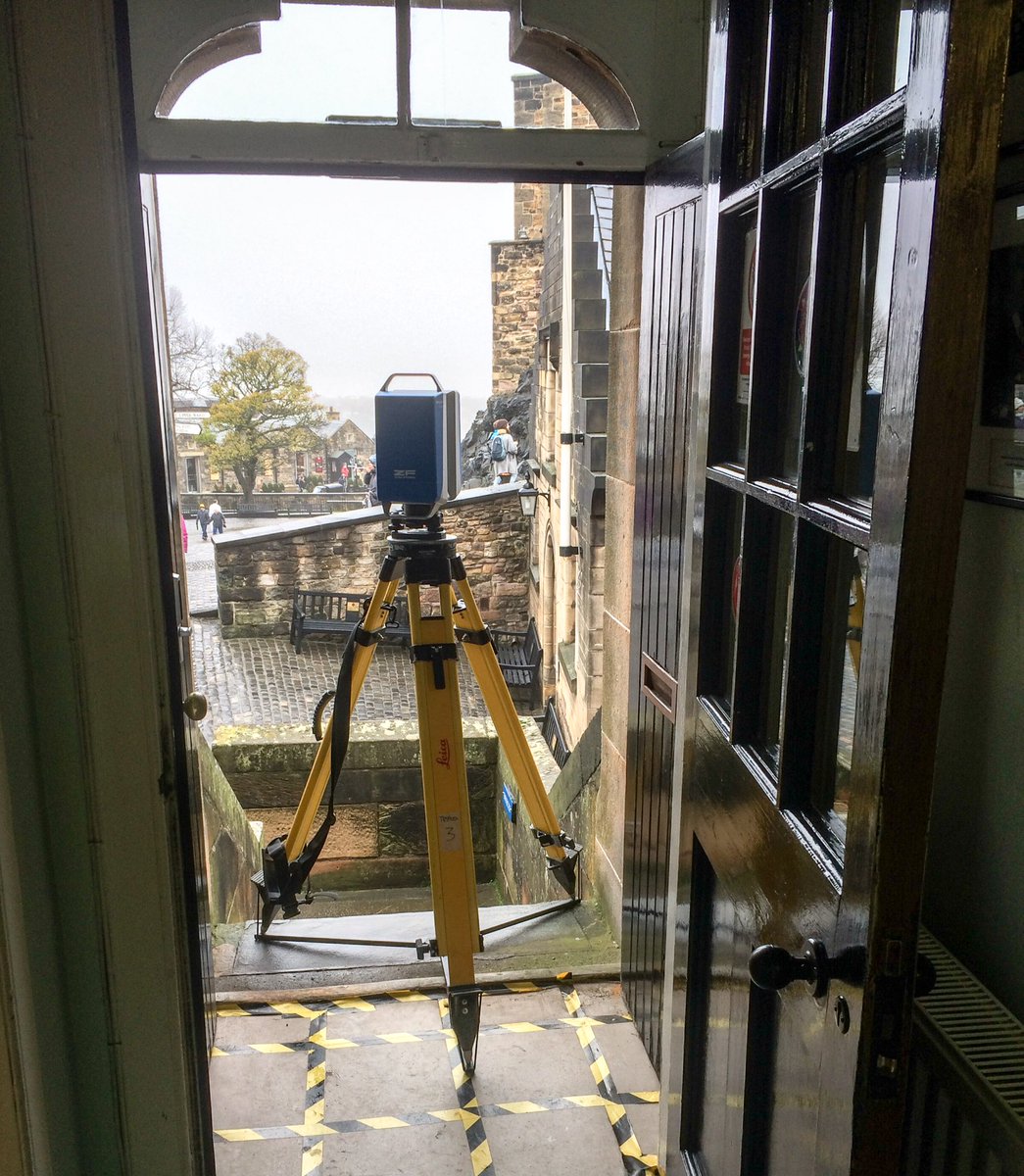 Hephe1's tweet photo. Yesterday we continued accurate 3D digital documentation of Edinburgh Castle with our newest scanner #laserscanning #buildinginteriors #conservation #RaeProject https://t.co/ZDomZh9gy6