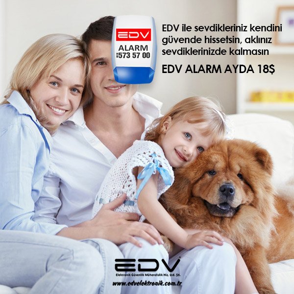 EDV ile sevdikleriniz kendini güvende hissetsin, aklınız sevdiklerinizde kalmasın.
#Alarm #kamera #cctv #güvenliksistemleri
Bilgi: edvelektronik.com.tr