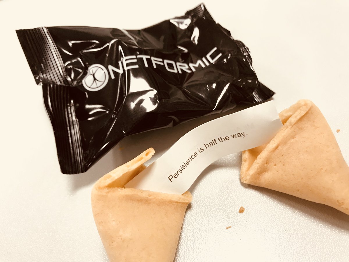 afoeder's tweet image. Legit advice in my @NETFORMIC fortune cookie today… #doctrine2