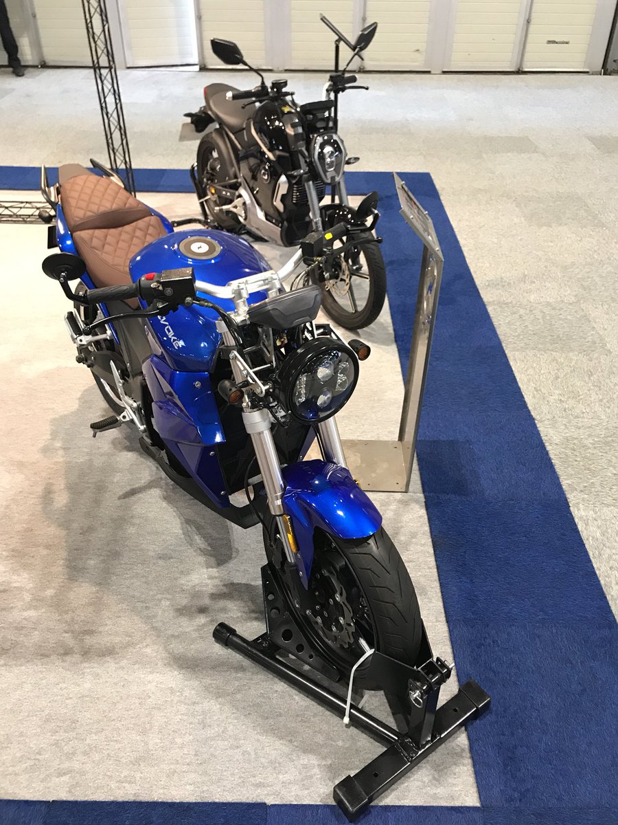EvokeMCUK's tweet photo. Come see the @EvokeMotorcycle and @supersocouk in Hall 4 stand 4E25 @motorcyclelive #electric #motorbike #funandfast https://t.co/fPBKHjRhQt