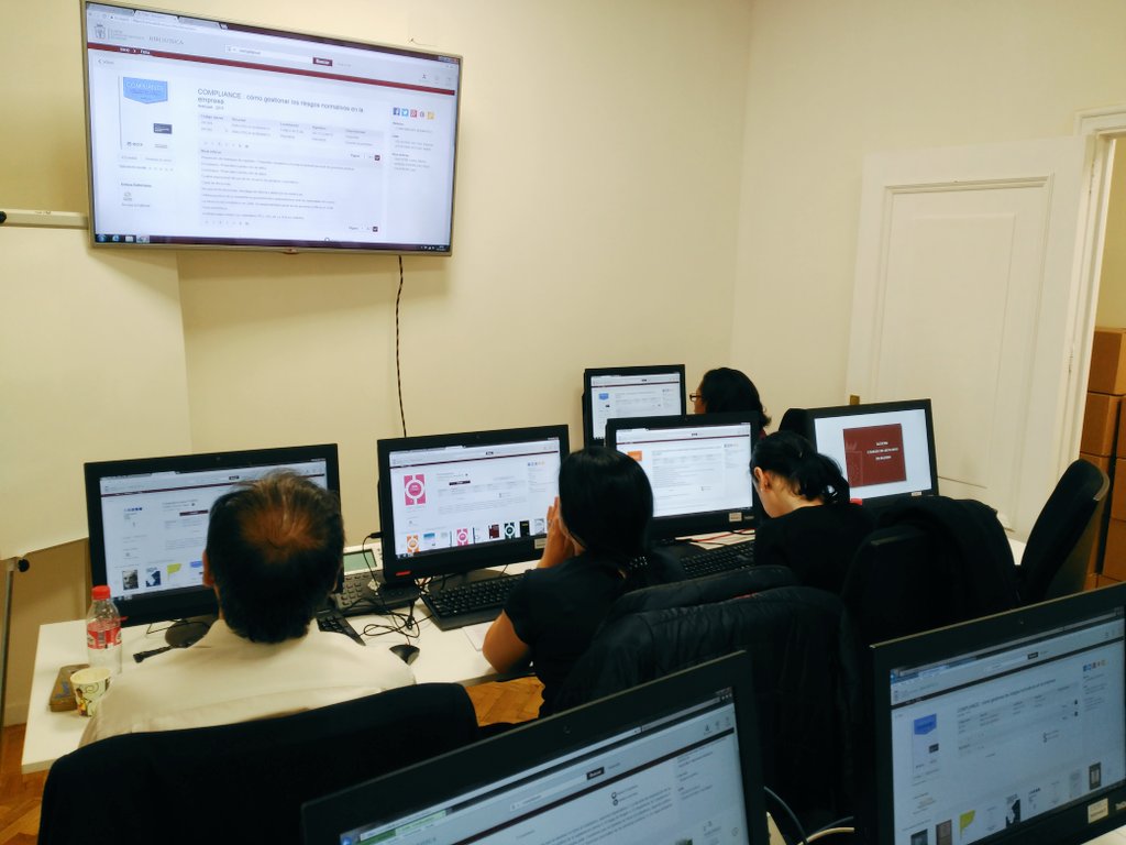 LuisRedondoR's tweet photo. Nueva sesión #talleresdeformacion en Biblioteca @icam_es sobre nuestros servicios Catálogo y biblioteca electrónica @OdiloTID #Documentate #Investiga https://t.co/PgW4zRYu3V https://t.co/qPyNkmta9n