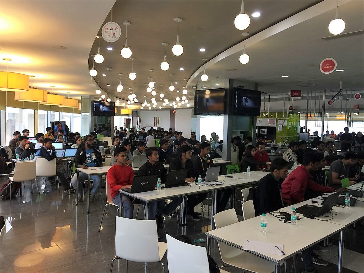 THubHyd's tweet photo. That's a wrap for our multi-city #deeptech #hackathon - #Hack2Innovate.
Delhi, you were amazing! Thank you all for joining us at PwC, Gurugram and making the event a success!
#THub #RoadToGES @Samsung_IN https://t.co/rz4zC3u9F8