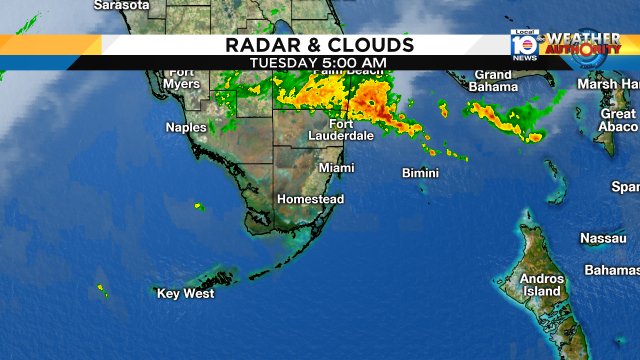 Stormy start for SFLO! The worst of the weather now moving into northern Broward, please drive safe https://t.co/gMOJxHNm25