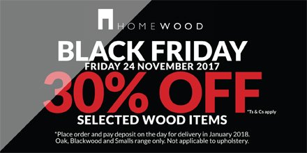 Don't miss out! #homewoodsa #blackfriday2017