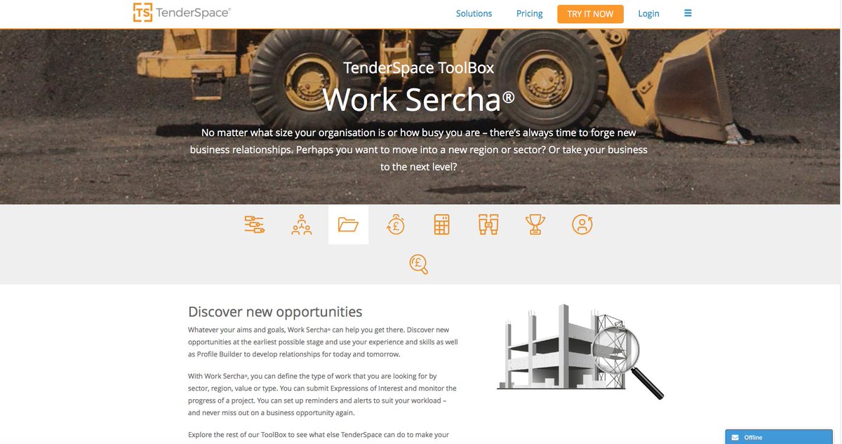 Search for your next #contract for FREE with our #WorkSercha tool thetenderspace.com #constructionjobs #ChirpDirectory
