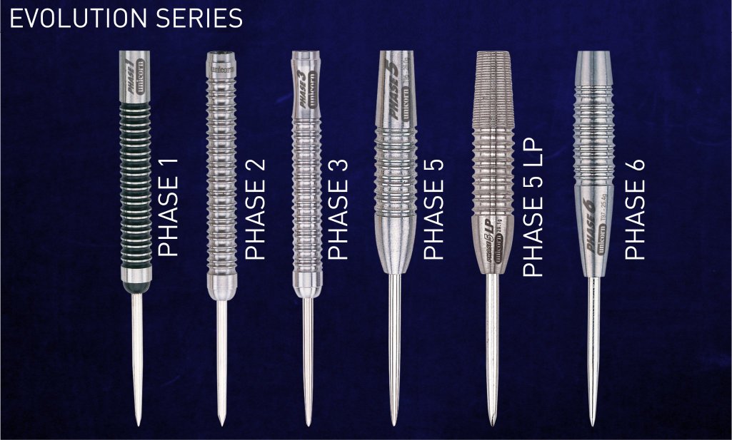 Darts - Darts Supplies Store on Twitter: "Unicorn Evolution Series Darts Barrels The Evolution Series tracks the Unicorn darts used by Phil Taylor in his Unicorn years. Unicorn sponsored Phil