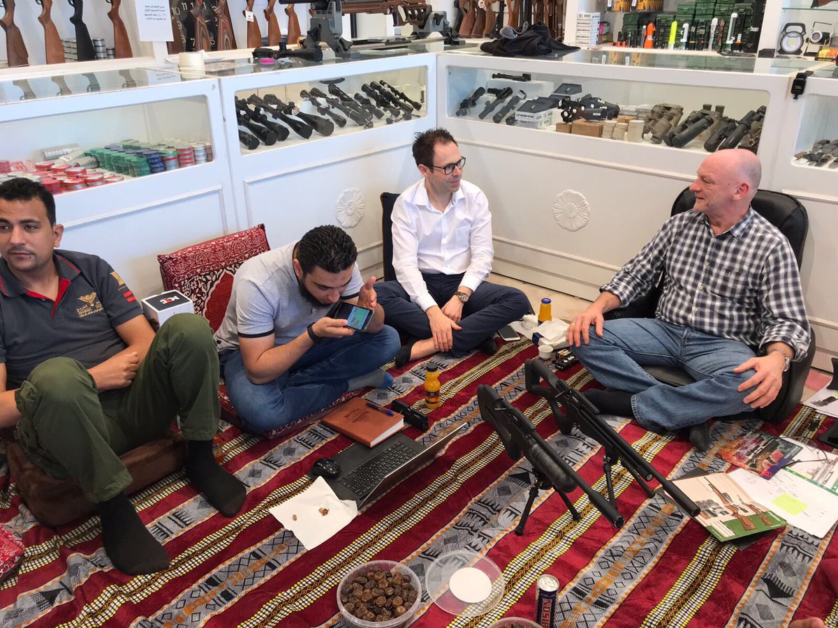 Brocock.co.uk we are in Saudi Arabia running a tech course and we are at a shooting show today with Daystate and MTC great place!