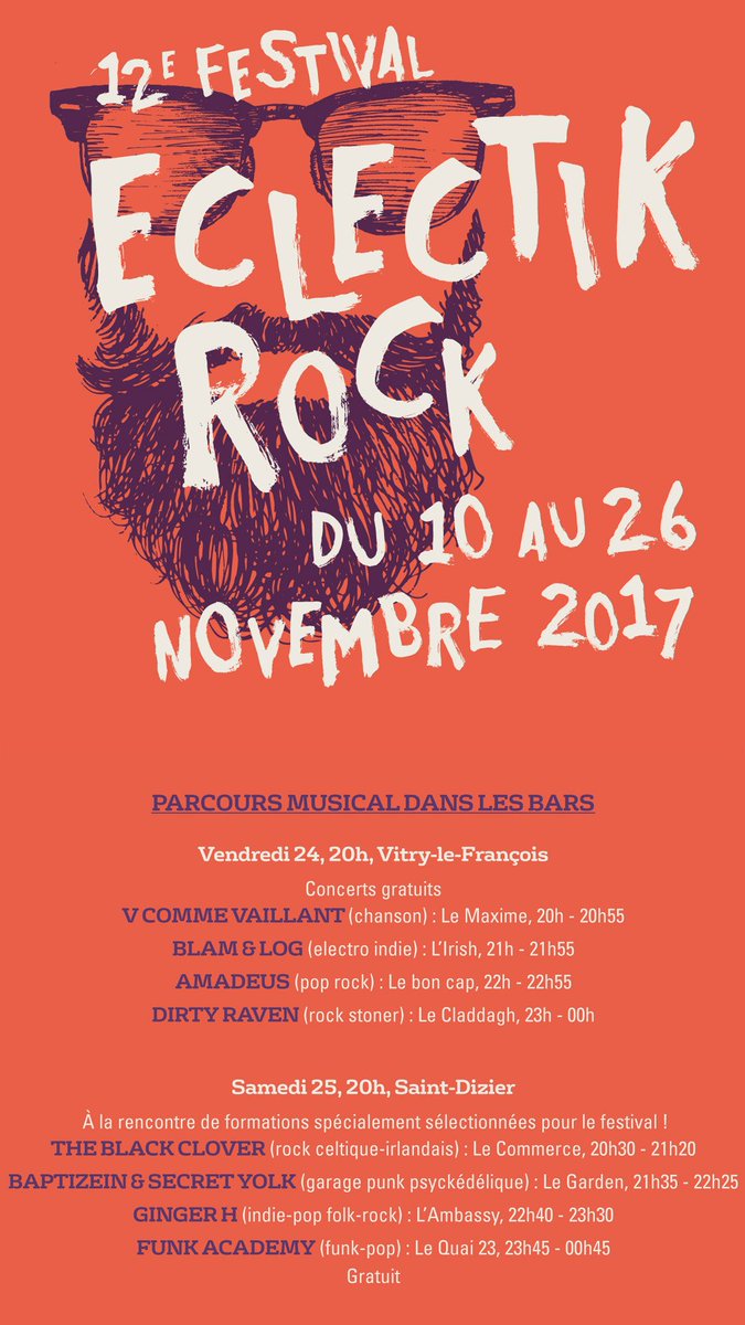 LesFuseaux's tweet image. À ne pas confondre avec la tournée des bars ! 🎸 #EclectikRock