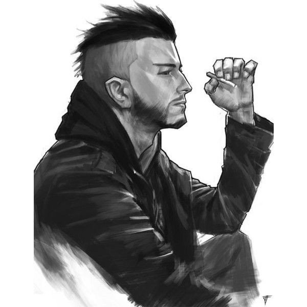 Bored out of his mind.