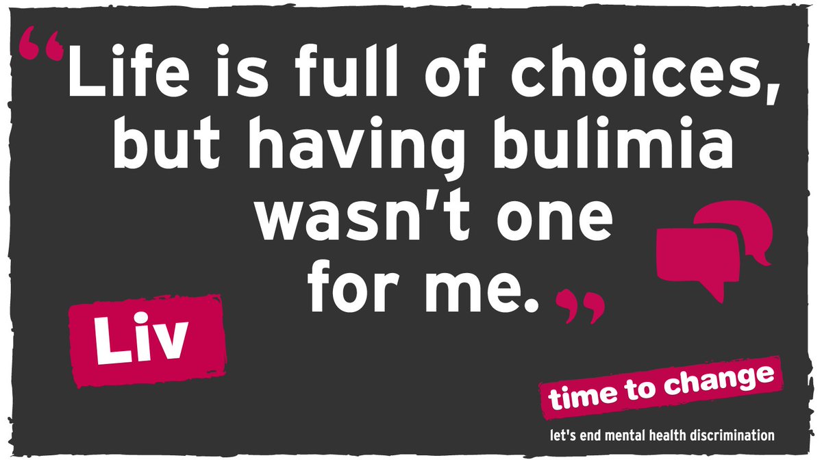 " I didn’t choose to fear food and say no to things, nor did I choose to have depression and hate myself." Liv tackles 5 big myths about eating disorders: bit.ly/2hRke23