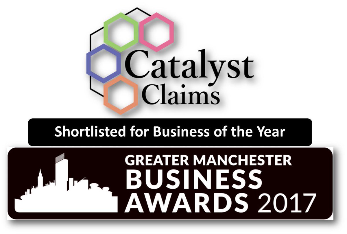 catalystclaims's tweet photo. Amazing to be Shortlisted for Business of the Year #gmba18 https://t.co/7LF7jXaMaE