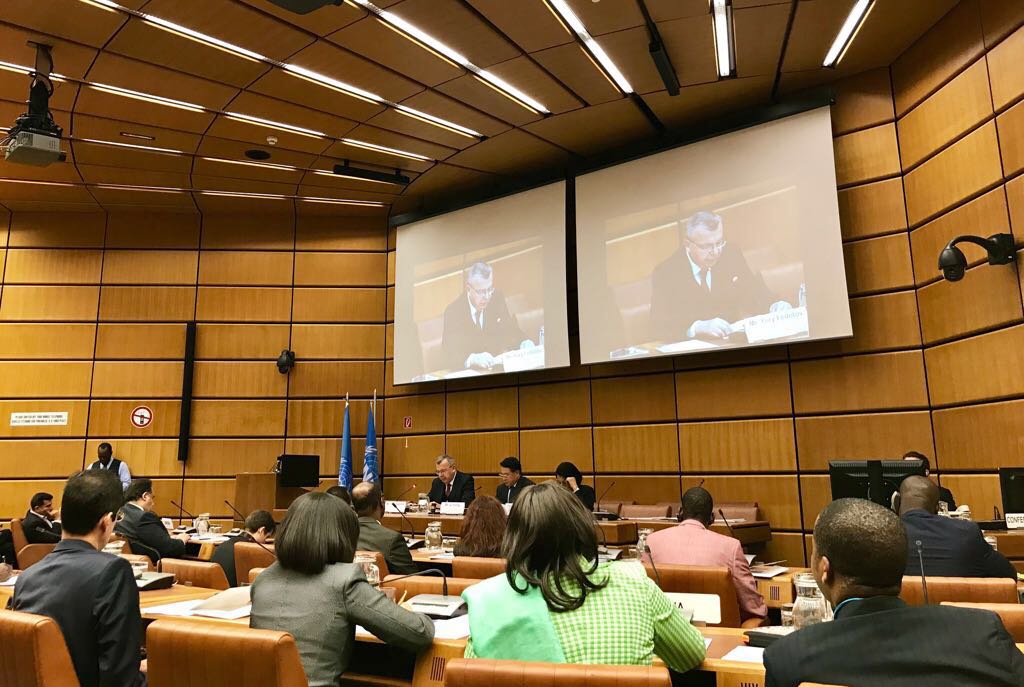 GermanyUNVienna's tweet photo. Working towards a continental free-trade agreement for inclusive &amp; #sustainable #development in #Africa at @UNIDO 's #AID2017, inspiringly moderated by @KoinangeJeff #GlobalGoals #SDGs #2030Agenda https://t.co/ow35zea6n7