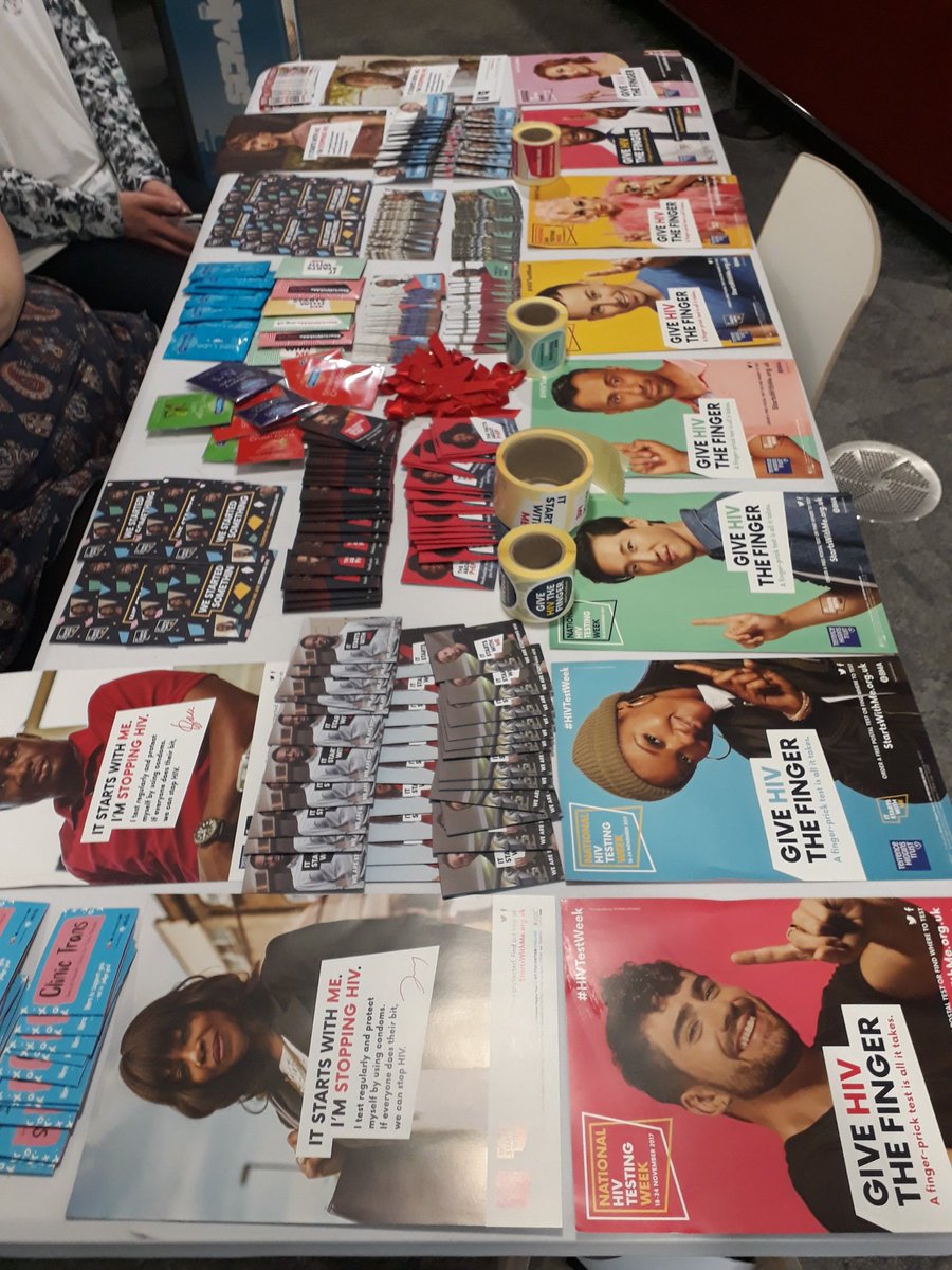 Come by Student Union we are here for #HIVTestingWeek. We have stickers, condoms, dams, lube!! #NationalHIVTestingWeek