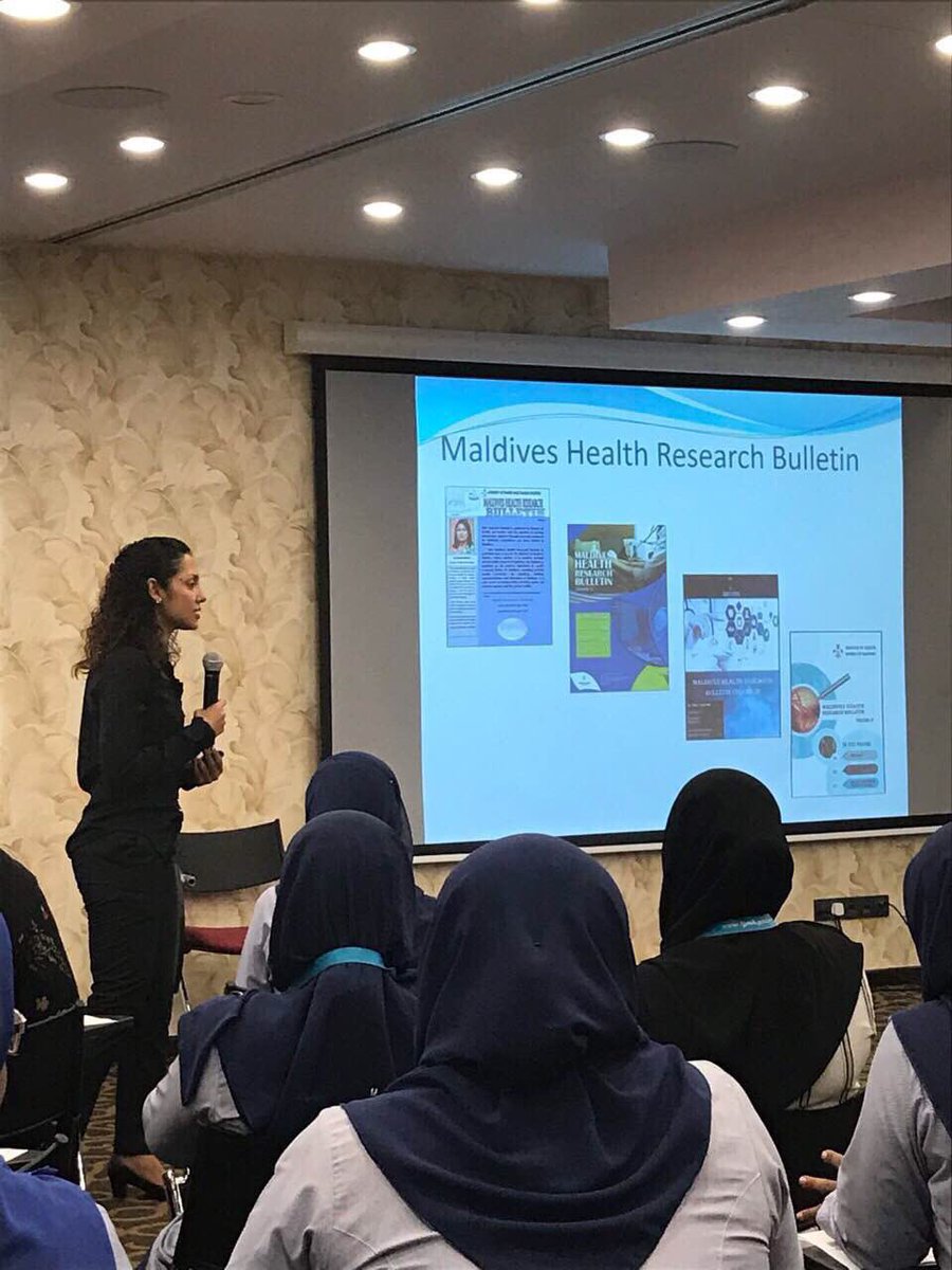 MoHmv's tweet photo. Sensitization session for @igmhmv health professionals regarding health research policy, research agenda and guidelines for conducting &amp; disseminating health research in Maldives https://t.co/adI6j8WBd3