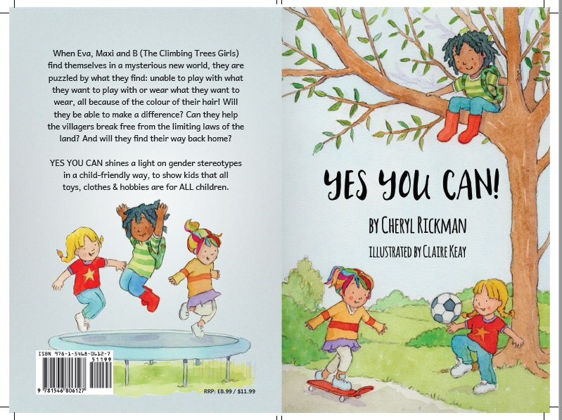 ClimbingTreesTs's tweet photo. @HadleyFreeman Thank you for writing probably the best piece on #genderstereotypes for a long time! @HadleyFreeman PS I've just published a children's book to show kids all toys/clothes/hobbies are for all of them, called YES YOU CAN https://t.co/ylXFEeZ8uF (successfully funded on @kickstarter) https://t.co/A5wnIJb2WG