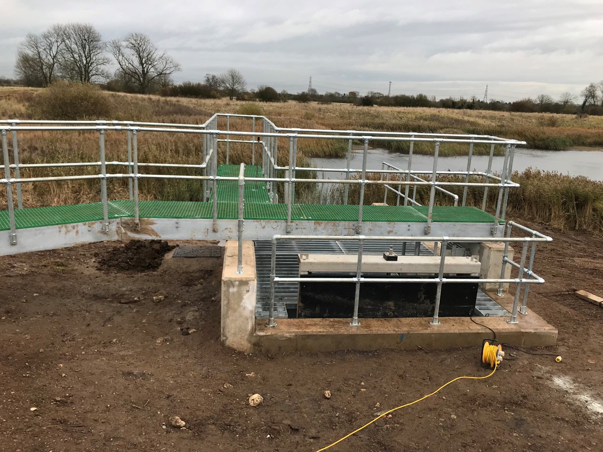 GWH_FABRICATION's tweet photo. Recently completed outfall works , the walkway is mild steel structure with GRP flooring for added safety. 

For more information please call me on 01777 711433 or send your enquiry via email to kim@gwhfabs.co.uk 

#Steel #GRP #Ce #Walkway https://t.co/JHxzhXBGcM