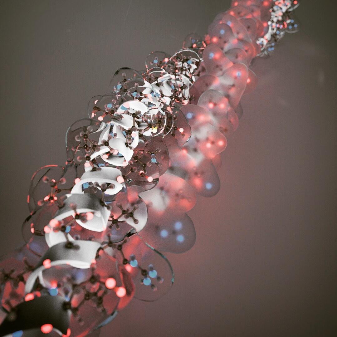 SciCommStudios's tweet photo. K is for keratin in my #alphabetofmolecules #scicomm #sciart #proteinmodel DOI: 10.2210/pdb3tnu/pdb https://t.co/ayaqKoklcM