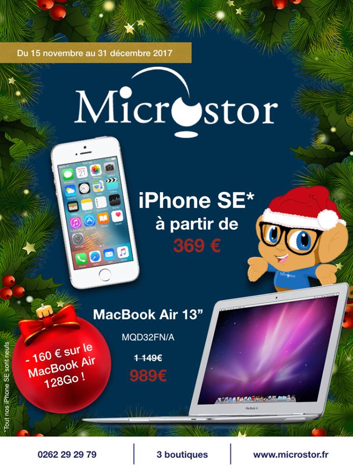 MICROSTOR's tweet photo. Découvrez notre guide de Noël complet ici > https://t.co/3WNUMsQisn 🎄#apple #noël #promo https://t.co/DajT1tAk5i