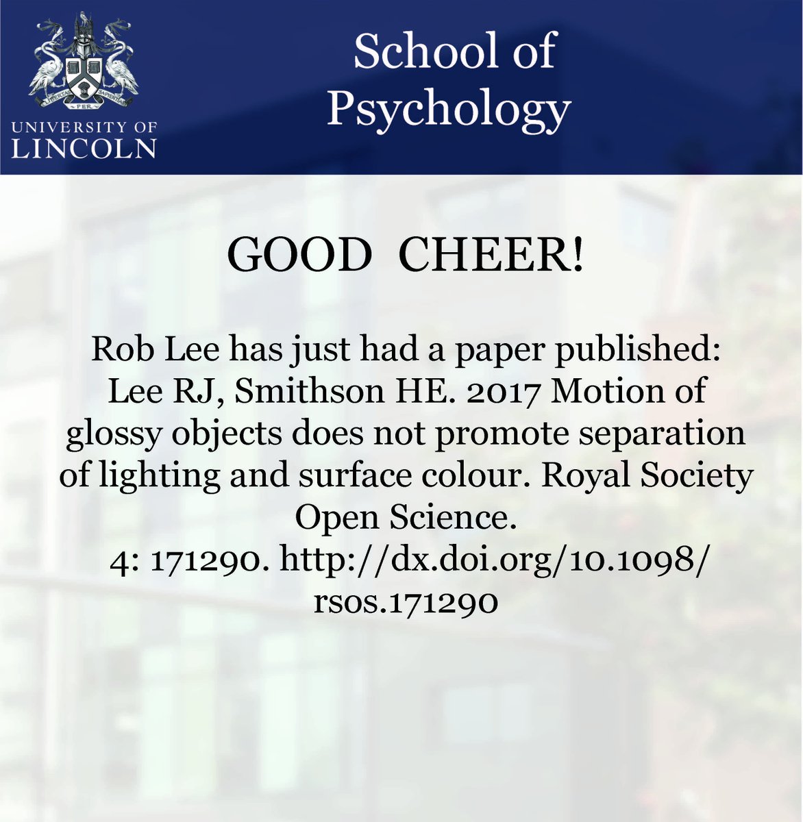 PsychLincoln's tweet photo. #psychlincs @UL_CSS   https://t.co/9zSVNUt67n https://t.co/SwgeH2MWC1