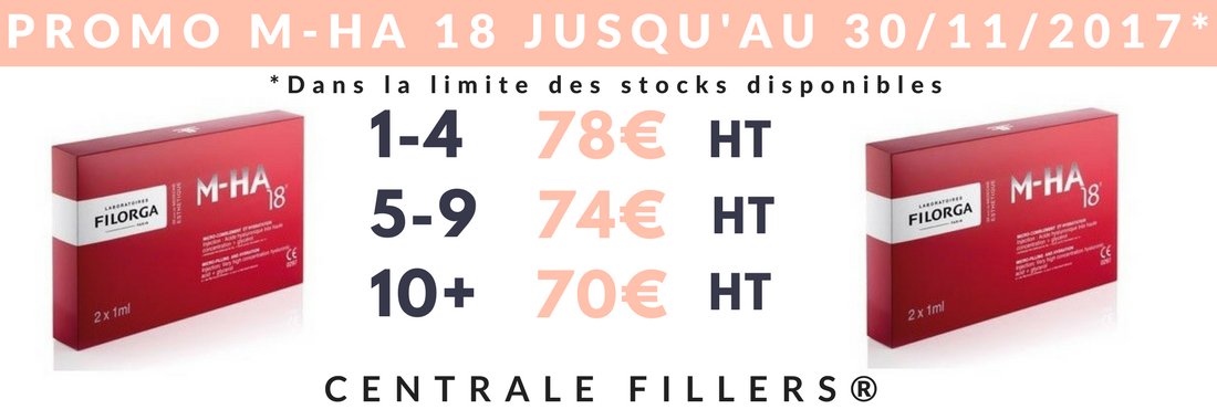 CentraleFillers's tweet photo. PROMOTION M-HA 18 | Centrale Fillers
M-HA 18 est un produit certifié du laboratoire Filorga. Son utilisation permet d’augmenter l’élasticité et le tonus de la peau notamment pour le comblement des petites rides... #m-ha18 #filorga #filler #wrinkles | https://t.co/jbrX4M2LYK https://t.co/0T5HckLkph