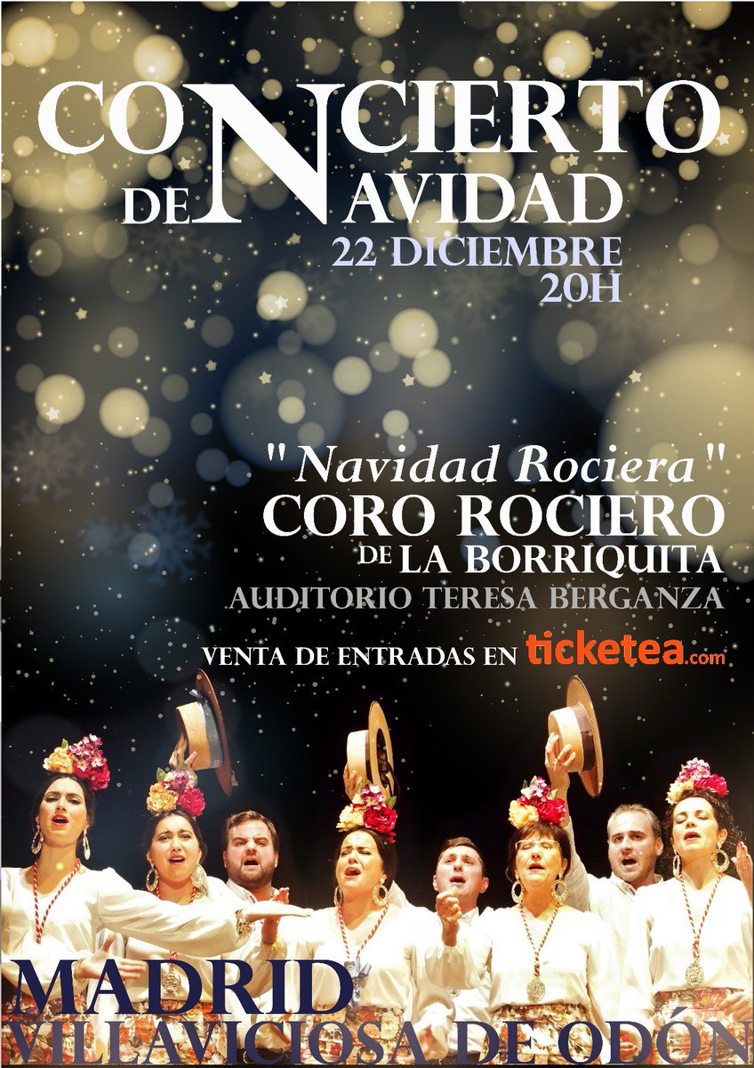El 22 de Diciembre estaremos de concierto de Villancicos en  Villaviciosa de Odón, Madrid. Auditorio Teresa Berganza. 20h.

➡️Más info y entradas en nuestra web: cororocierolaborriquita.es/concierto-vill…
