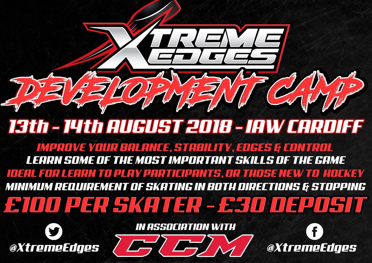 CCMhockeyUK's tweet image. Xtreme Edges have announced their summer power skating camps! Led by @officialEIHL Linesman @Mottsey15 #ProudSponsor #MadeOfHockey #DevelopingOurFuture @XtremeEdges