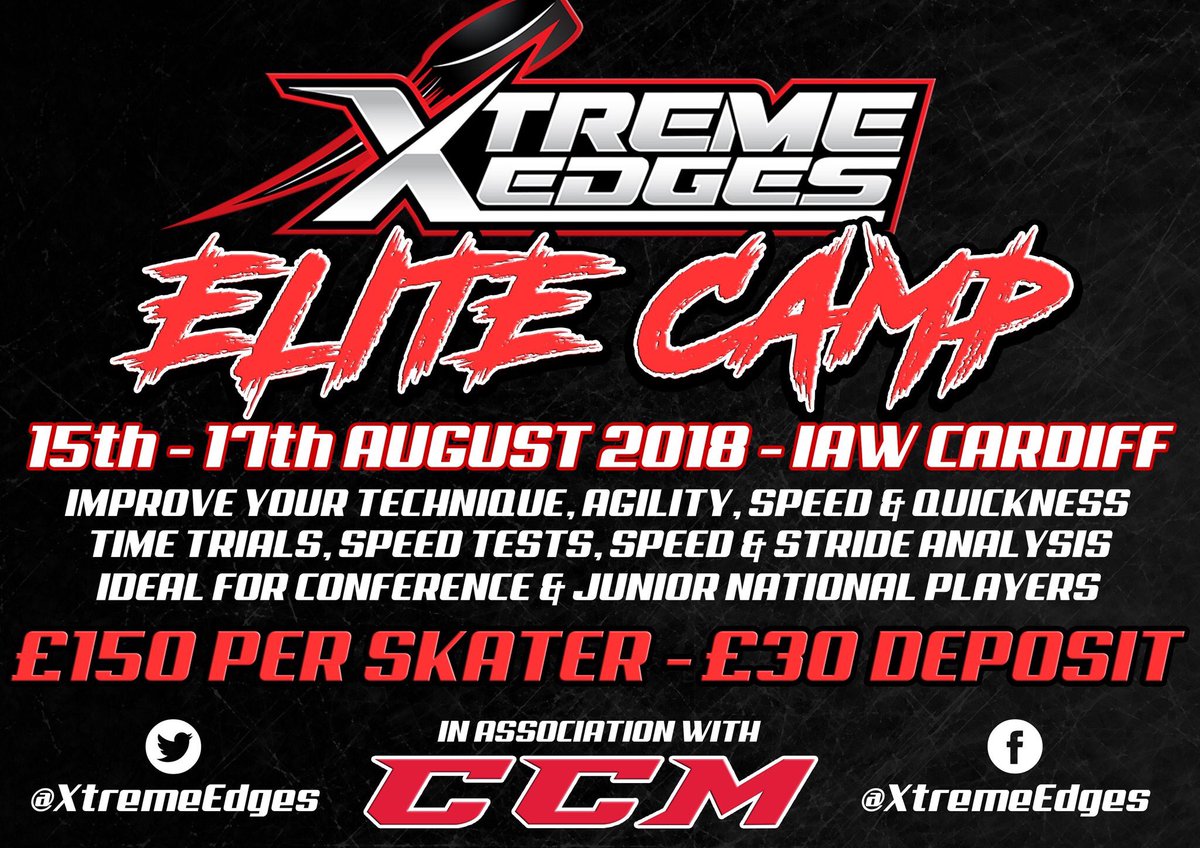 CCMhockeyUK's tweet image. Xtreme Edges have announced their summer power skating camps! Led by @officialEIHL Linesman @Mottsey15 #ProudSponsor #MadeOfHockey #DevelopingOurFuture @XtremeEdges