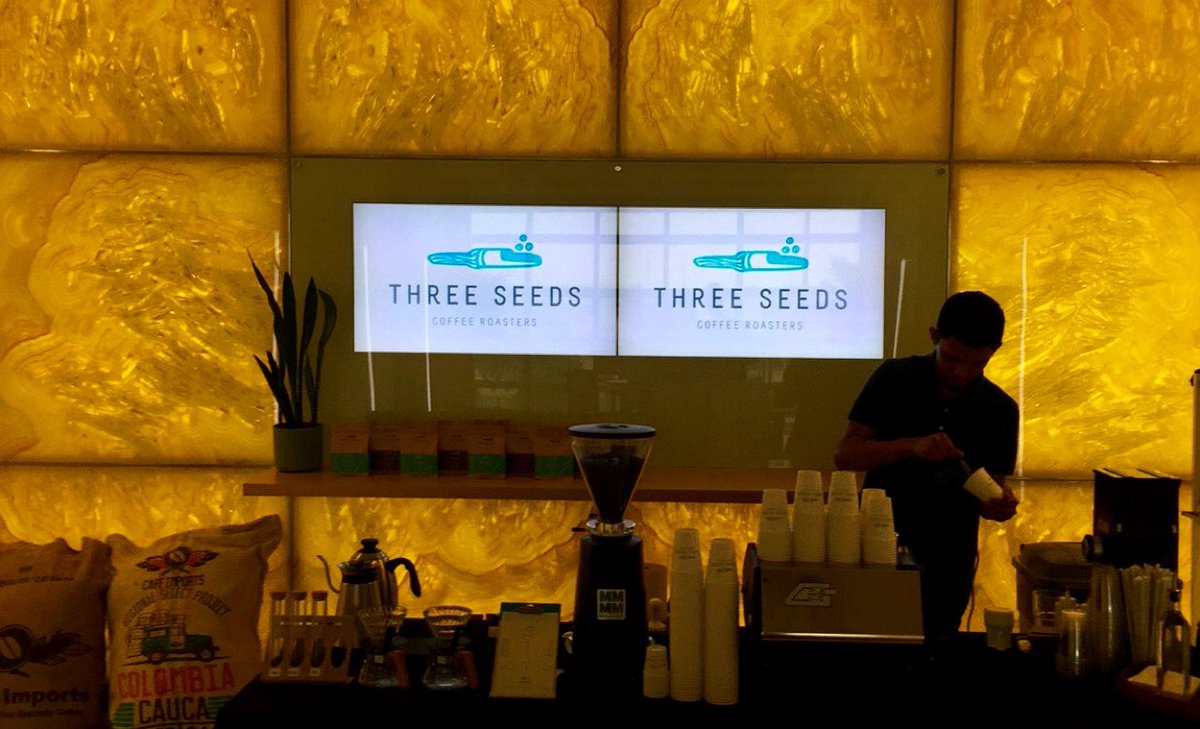 3SeedsCoffee's tweet photo. We were delighted to serve our coffee for the Fashion Event ☕️
#specialtycoffee #threeseeds #القهوة_المختصة https://t.co/FGLD43E5DI