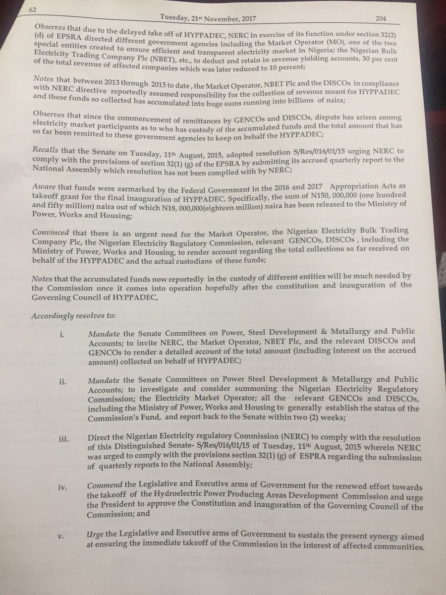 Welcome to a new Legislative Day in the Senate. Senate President Bukola Saraki took the official Prayer, led the Chambers into today’s proceedings.