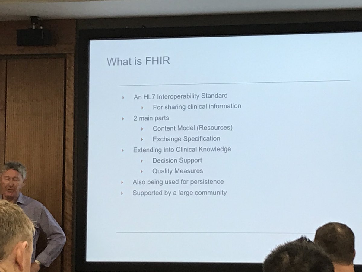 LindsayTurnerPM's tweet photo. Our elevator speech for FHIR! Still not confident I’d be able to deliver it but getting there! #cof17 #informatics @INTEROPenAPI https://t.co/pCtW50iRVn