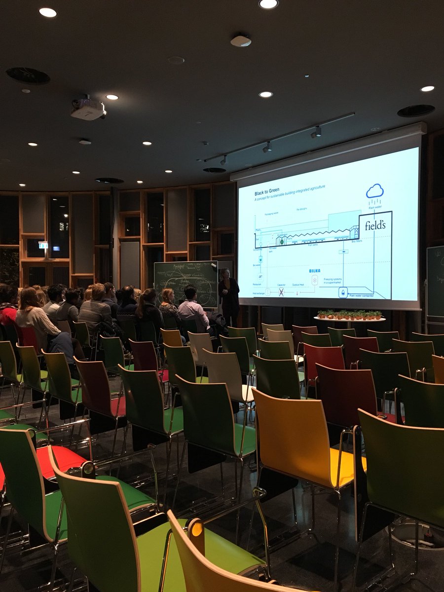 BeatrisMaz's tweet photo. Climate-KIC startup ‘Refarm’ presenting their great idea at the Climate-KIC Spark Lecture #Climatespark @Majakrowicki @sollazophoniasd https://t.co/JxjA4jSaFN