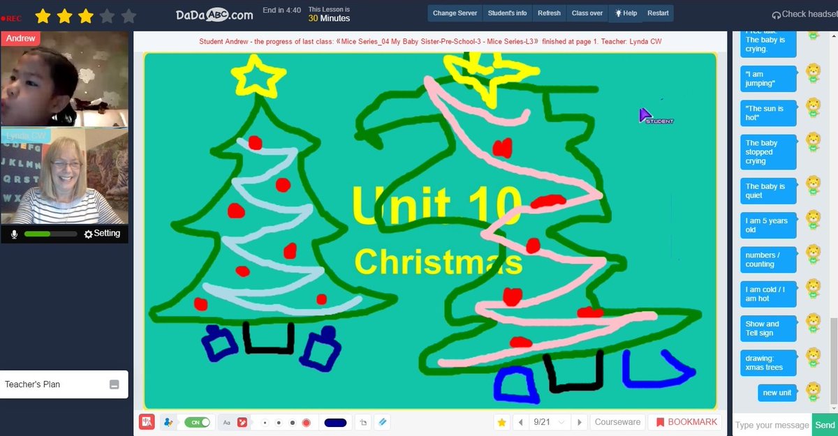 LyndaWatts's tweet photo. @DaDaABCofficial It's that time of year! Teacher Lynda CW and student preparing for the holiday season with Unit 10. #dadaabcselfie https://t.co/dIJgEdIA8t