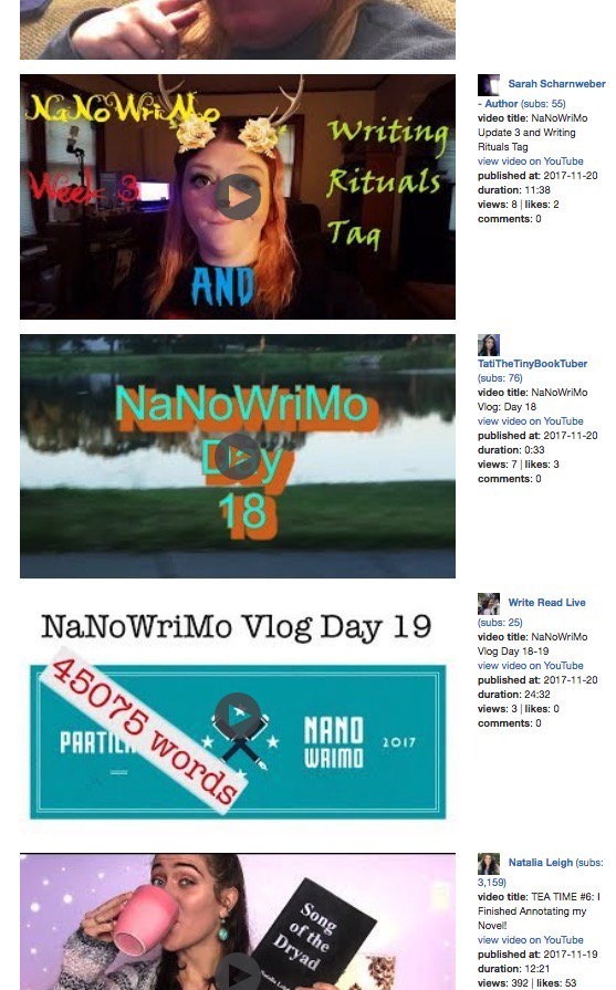 cdragon_yt's tweet photo. find #NaNoWriMo2017 vids/channels to watch: https://t.co/ZEZrFN6Q0L

also, login and tag your youtube channel... https://t.co/crmAZz7oFd