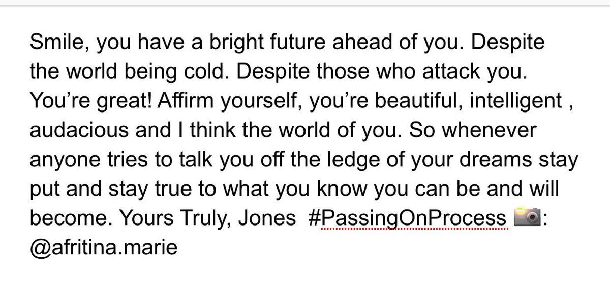 JonathanJSpeaks's tweet photo. My open letter to my fellow #millennials: #PassingOnProcess ๐ธ: @AfritinaMarie https://t.co/2YEXUjEIOp https://t.co/kVqb5PDuCr