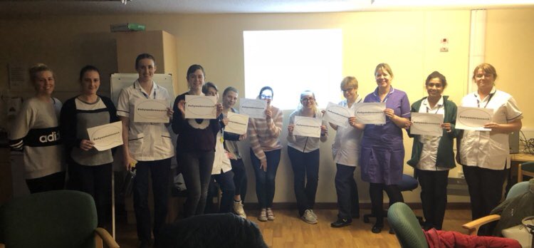 prilly84's tweet photo. Discussions around #whywedoresearch in today’s #CPD session @JanehVi @NUHTherapies @nottmhospitals #improvingpatientcare #evidencebasedpractice #showthevalueofOT #qualityinterventions #thepowertochange #ShapetheFuture https://t.co/FLRIGrXMUp