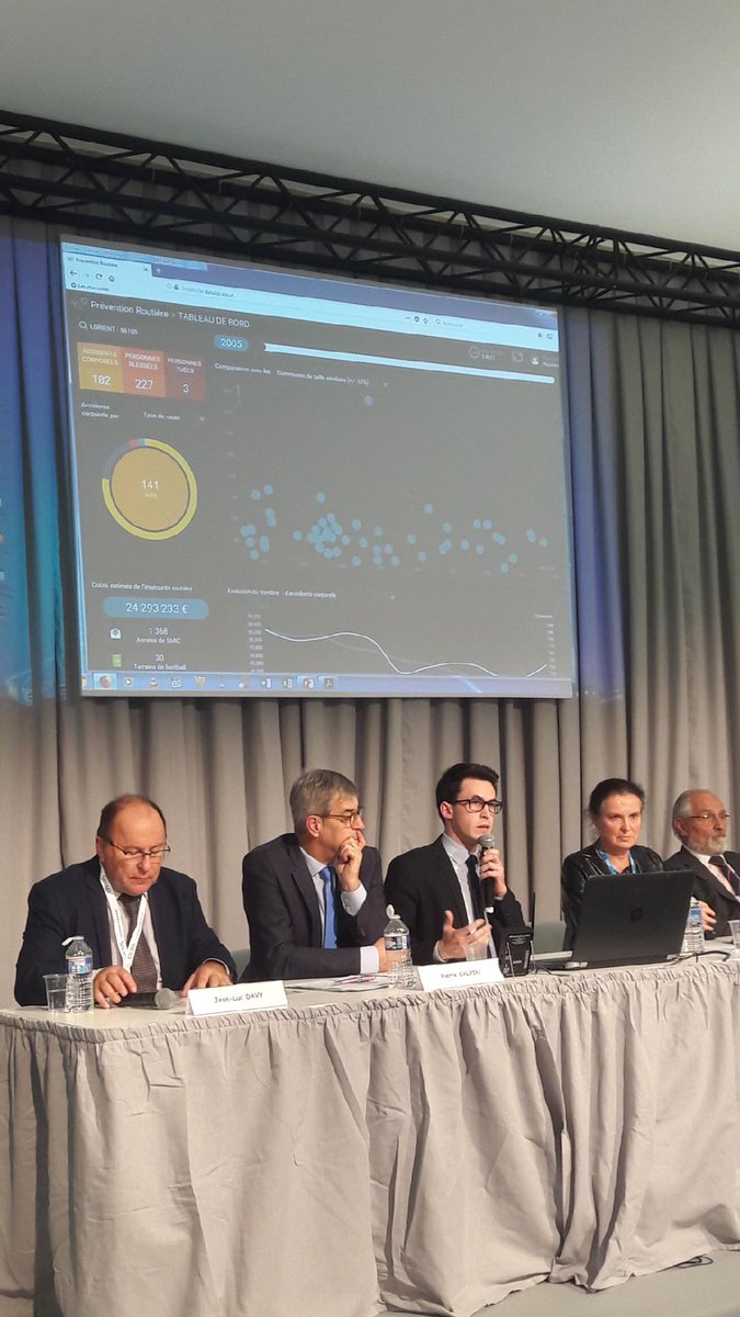 Preventionrout's tweet photo. Ds le cadre du label #VillePrudente, @MoguerYoann de 
@ValuesAssociate présente la mise en œuvre d'un outil de data inédit mis à disposition des communes candidates au label https://t.co/CfvKP3RV90 https://t.co/B8YEbKafsg