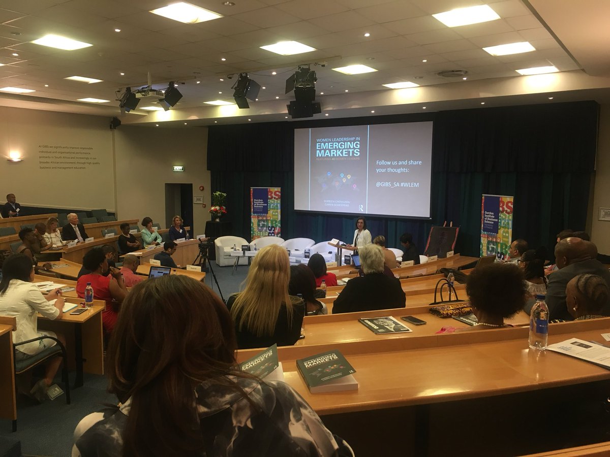 GIBSAcademy's tweet photo. The ILO is quoted in Women Leadership in Emerging Markets as saying that will reach gender parity in 100 years. The time is now!!! #WLEM @GIBS_SA #BookLaunch https://t.co/xtwLKSiOeh