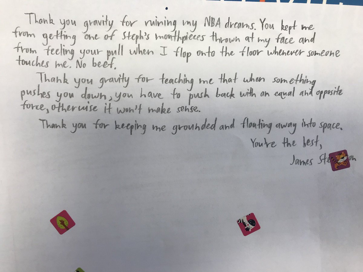 BoydPhysics's tweet photo. Block 4 class favorite: #physicspham #patsphysics #thankyounotes https://t.co/p8uMR6NyTI
