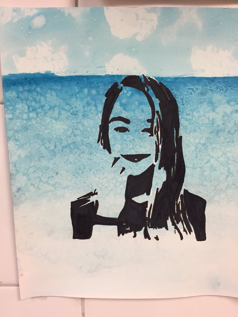 MiMSprincipal's tweet photo. Love the artwork outside of Ms. Burnsβ classroom! Awesome! #fcpsvpa https://t.co/HkWvcZj17W
