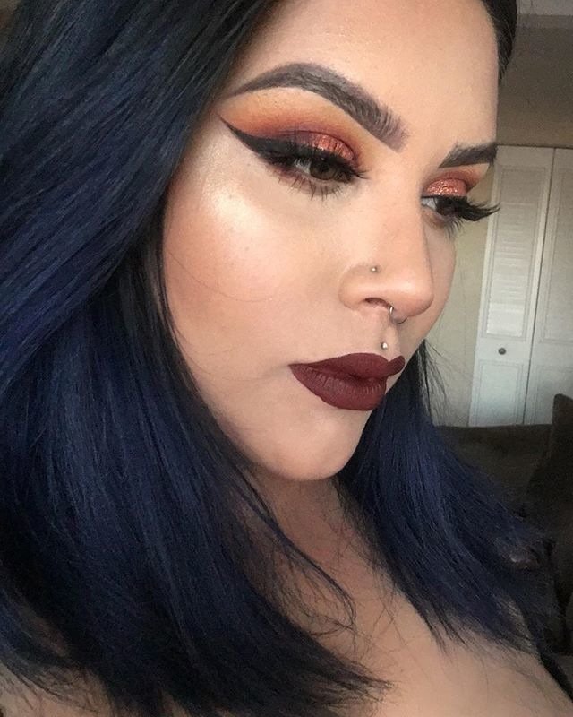 SuavecitaPomade's tweet photo. @chingonabeauty Wearing Fortitude on the lips! Loving the eye look with this shade of lipstick. #SuavecitaLipgrips #Suavecitalipstick #Lipstick #Liquidlipstick #LipGrip #Burgundy #SuavecitaFortitude #Suavecitabeauty #Beauty #Cosmetics #Makeup #Motd #Getitrucca! https://t.co/MUUd3Mc989