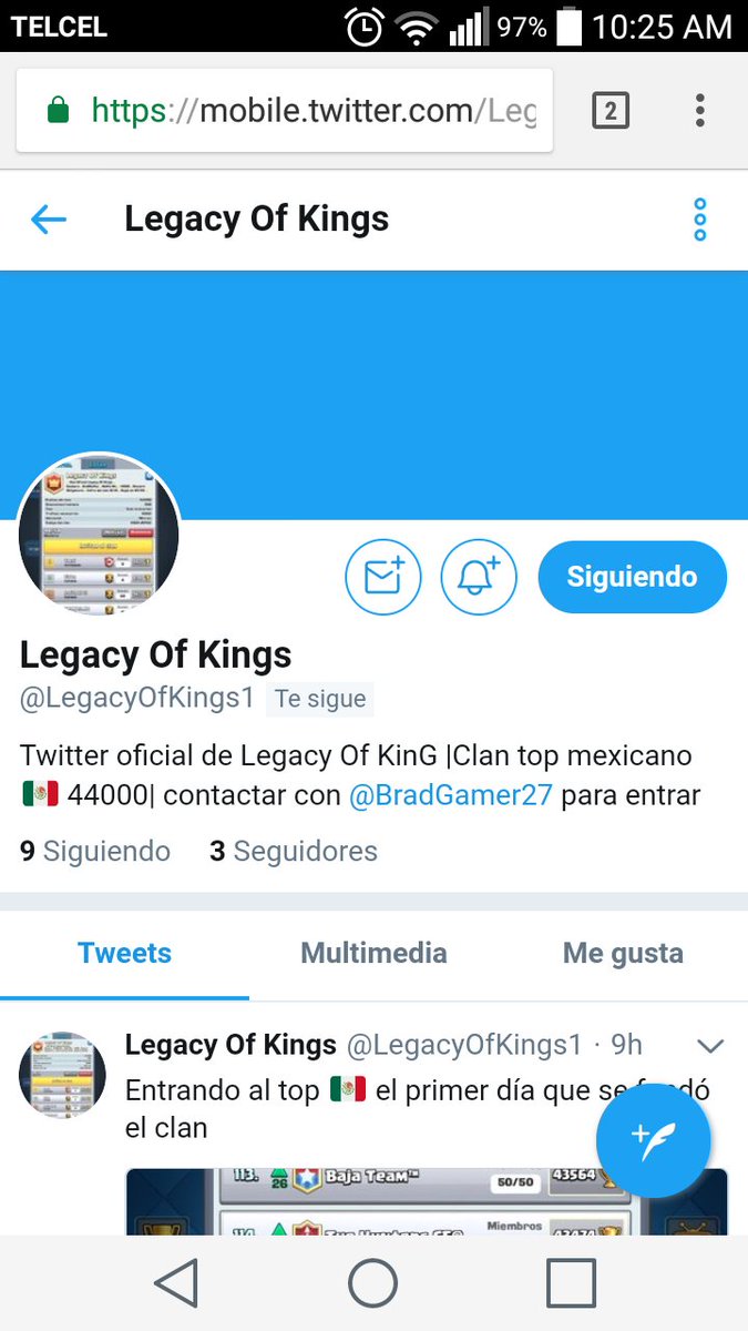 Este es el nuevo twiter <a href="/LegacyOfKings1/">uno más y rip accesos</a>  Vamos todos  a seguirlos se agredece un Rt