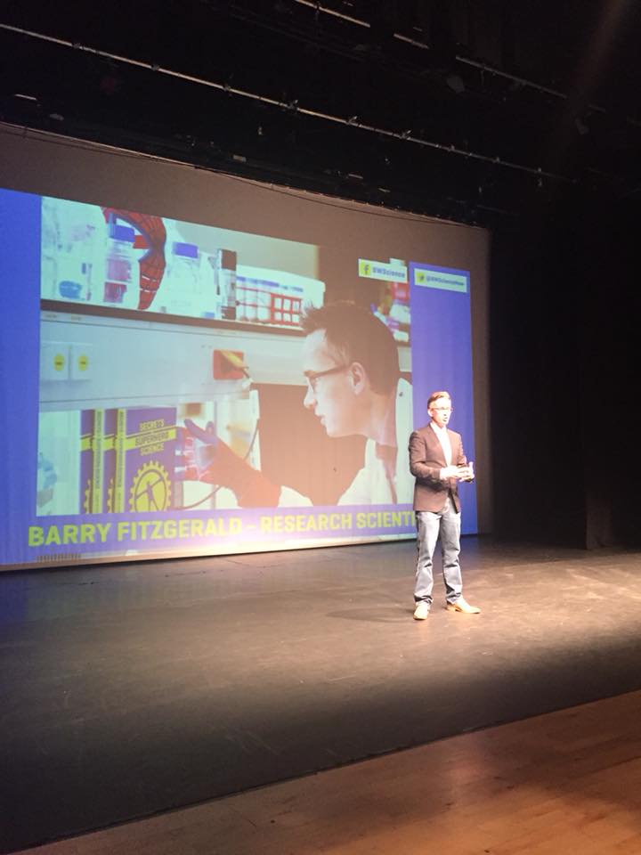 BarryWScience's tweet photo. My @ScienceWeek #Ireland adventure has come to a close. Such a pleasure to meet so many of all ages around the country with so much passion for #science, #superheroes and #superpowers. It was a pleasure to meet you all! Hope to see you all again soon! #thinksuper https://t.co/stK9gQvVuX