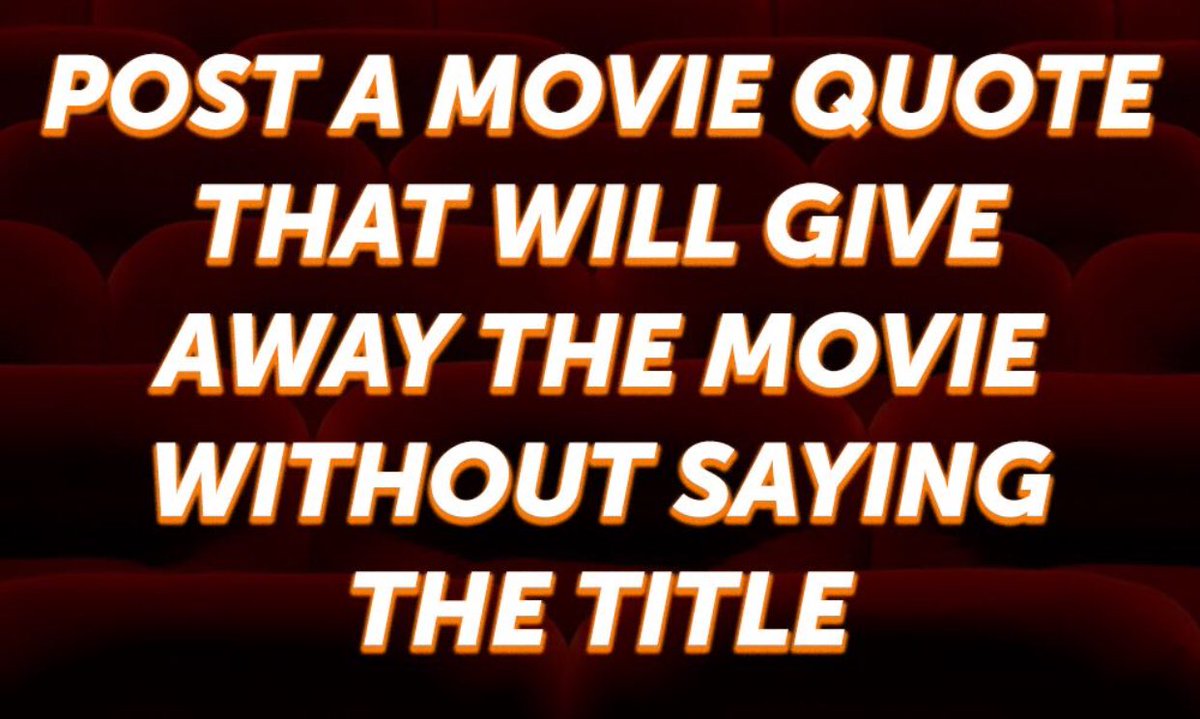 UnifyTheMovies's tweet image. Off you go...hit the comments!!!.. #classicquotes #TuesdayThoughts #OurDay RT ❤️