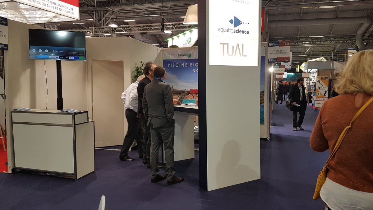 _AquaticScience's tweet photo. @_AquaticScience au #salondesmaires avec @COSTEARCHI. #baignadebio #sanschlore #BienEtre #nature #aquaticscience https://t.co/FYdFXwqtJ3