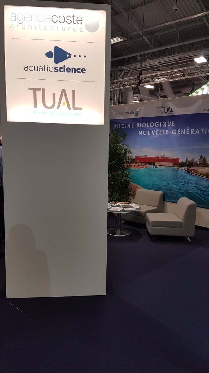 _AquaticScience's tweet photo. @_AquaticScience au #salondesmaires avec @COSTEARCHI. #baignadebio #sanschlore #BienEtre #nature #aquaticscience https://t.co/FYdFXwqtJ3