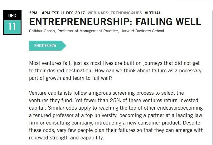 HBSAlumni's tweet photo. @janmoran @Dockser @davesikora @BarryHorwitz: As alumni interested in entrepreneurship, this upcoming webinar may be of interest :) https://t.co/7pGf5F2KqU https://t.co/YWH6jpMcAA