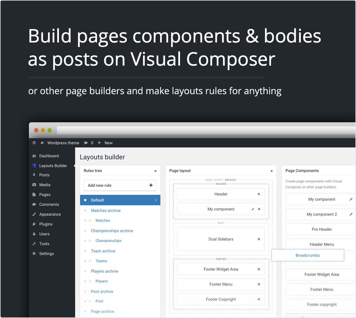 torbaracom's tweet photo. Make amazing layouts today! WordPress Layouts Builder https://t.co/pHkjiUZqgs Powerful #WordPress #plugins #VisualComposer https://t.co/Xyc7qseov5