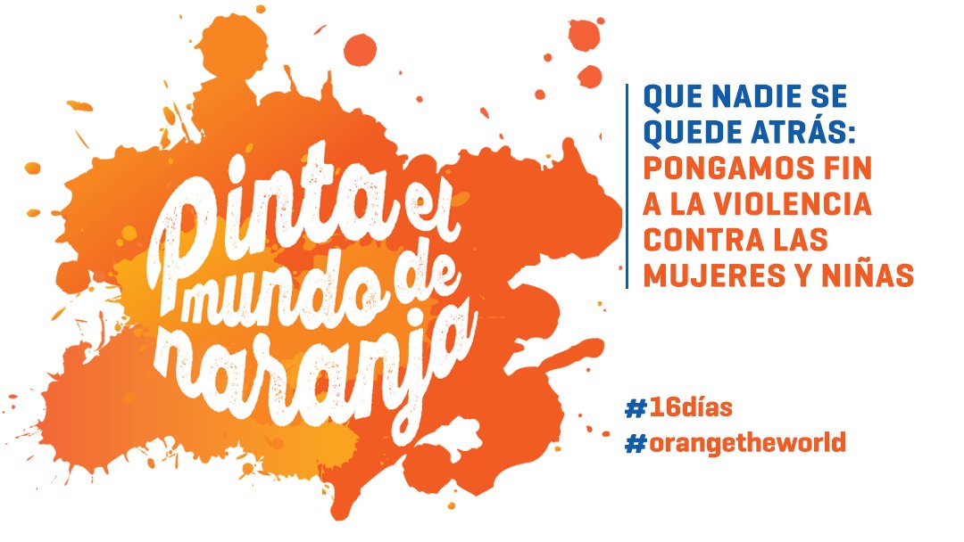 ONU_es's tweet photo. Los 16 días de activismo contra la violencia de género empiezan el 25 de noviembre.

ÚNETE usando el color naranja para dar visibilidad a la causa. 
👇
https://t.co/iWJqo6tW9a https://t.co/QEY6tHLh3N