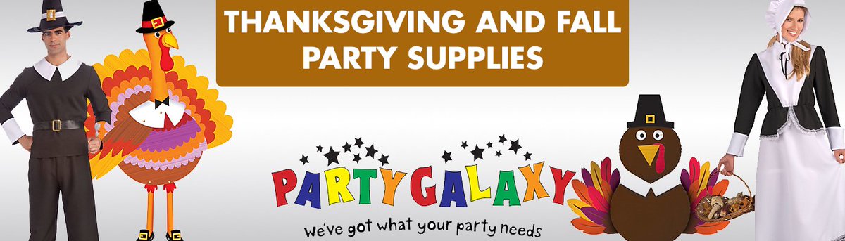 PartyGalaxy's tweet photo. Thanksgiving is almost here get the Best party supplies at Party Galaxy! #partygalaxy  #thanksgiving #partysupplies #decorations https://t.co/P6WBX71Rkw