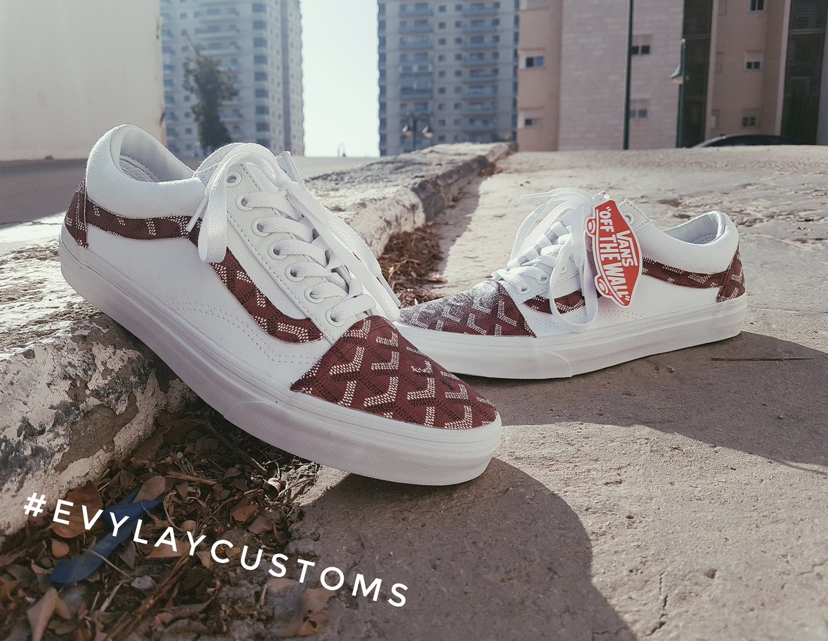 burgundy vans custom